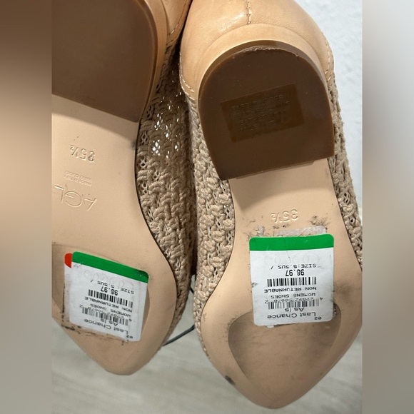 AGL Tan Flats Comfort Slip-On Size 35,5 - Picture 4 of 7